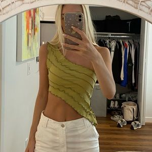 Lilyful Green Crop Top